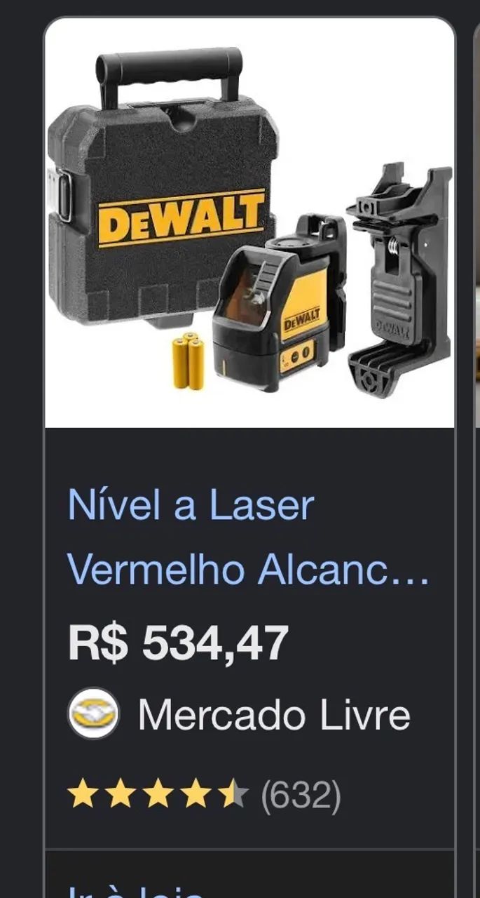 Vendo nível Dewalt original . 