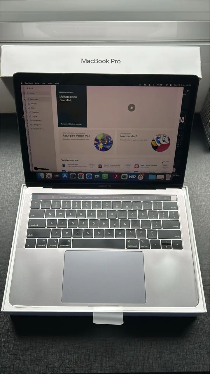 MacBook Pro 13? 2018 i5 8GB 512GB SSD Touch Bar + Caixa Original
