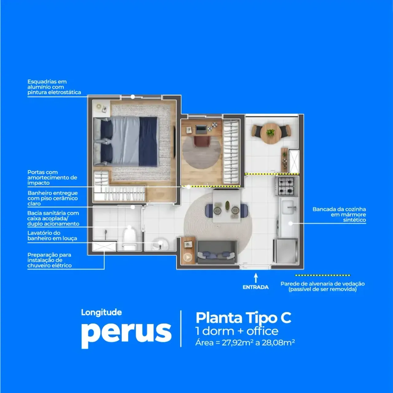 PLANTA 28m²