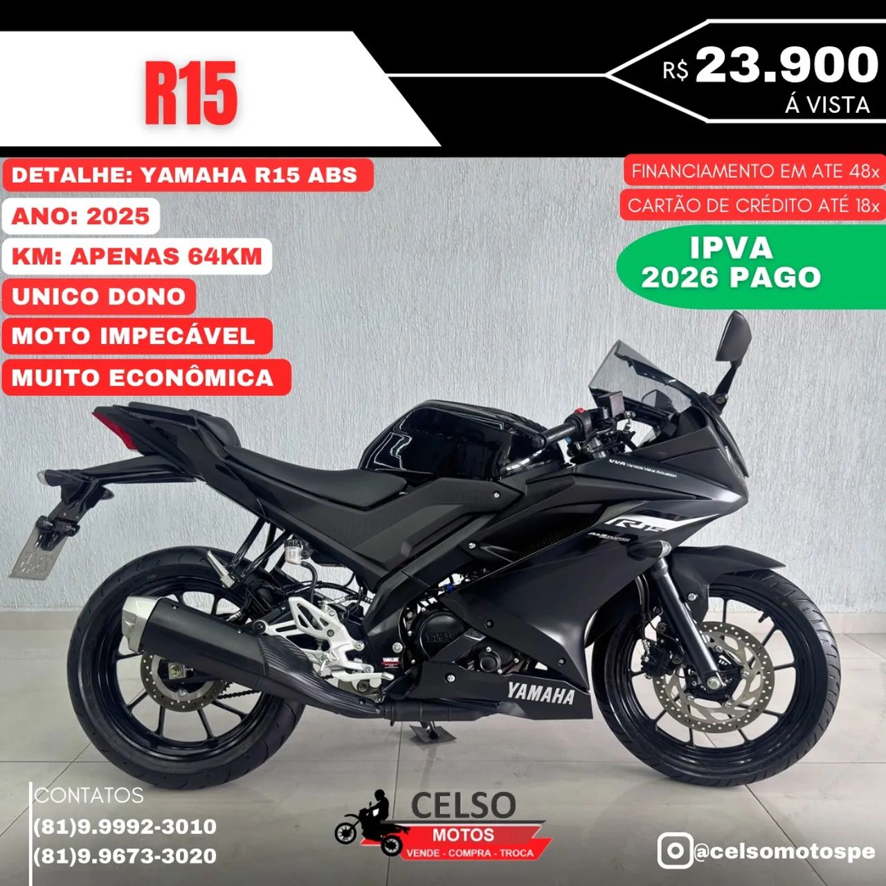 Yamaha R-15 155 ABS 2025 - 1492341303 | OLX