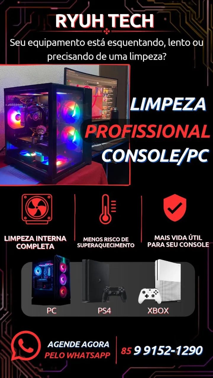 Manutenção de PC/Notebook/Console
