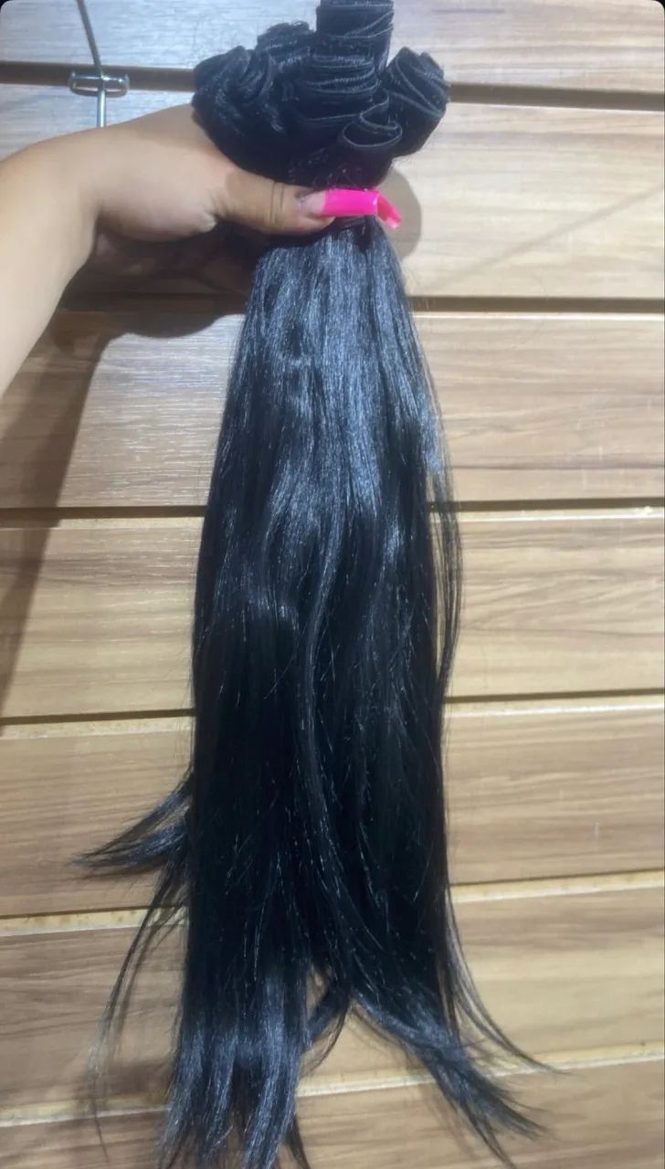 Aplique para cabelo bio humano  - Foto 5