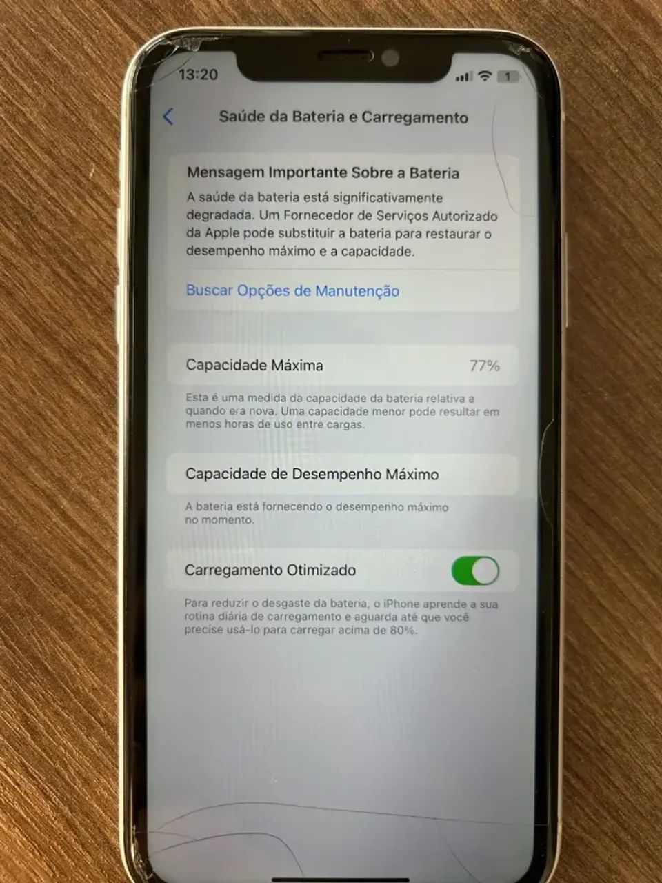 Iphone Xr com alguns trincos na pelicula - Foto 3