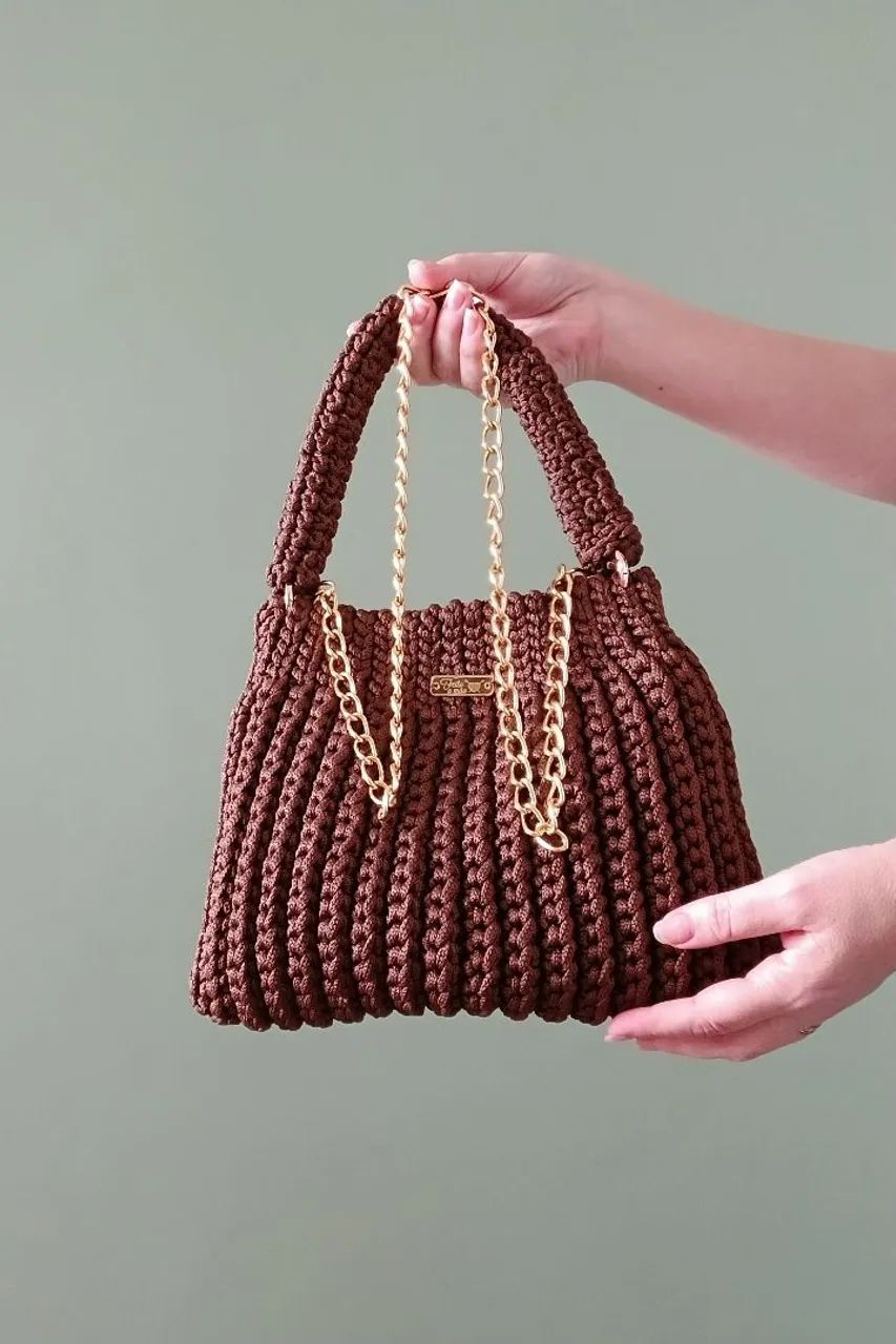 Bolsa de crochê  - Foto 3