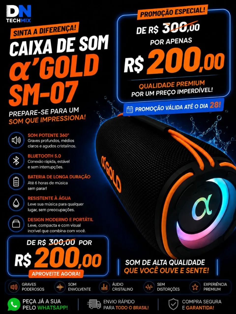 Caixa de som A Gold Peemium