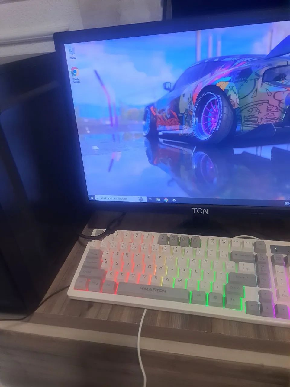 Pc gamer completo i3 sétima geração mais Rx 550 