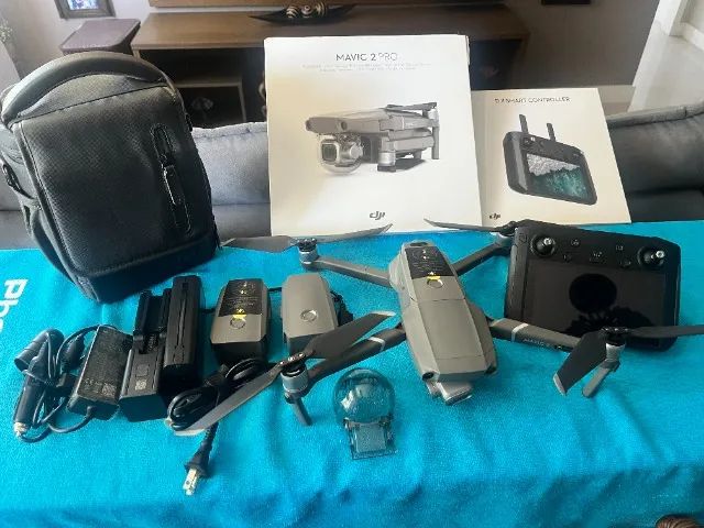 Drone DJI Mavic 2 PRO 4k +DJI Smart Controller + 3 baterias e carregador4x - Foto 5