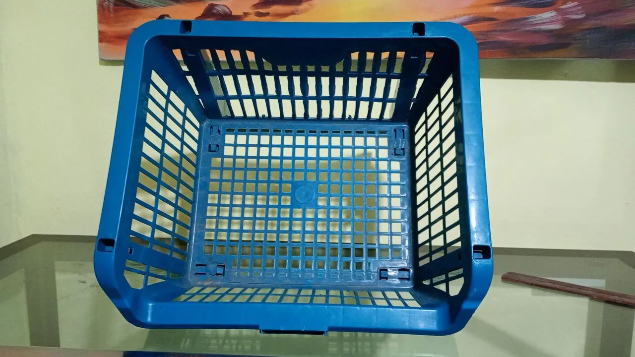 Cesto expositor de plástico 