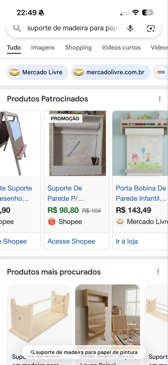 Suporte para papel para desenho - infantil - Foto 2