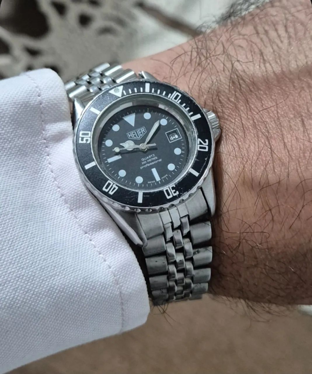 Relógio Heuer (Pré-TAG) Professional 200m Vintage Anos 80