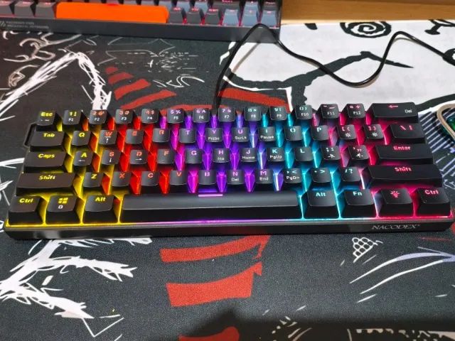 Teclado AJAZZ NK61 mecânico - Foto 2