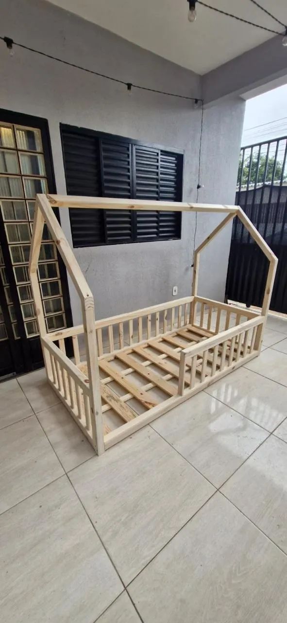 Cama de Solteiro Montessoriana Casinha - Foto 4