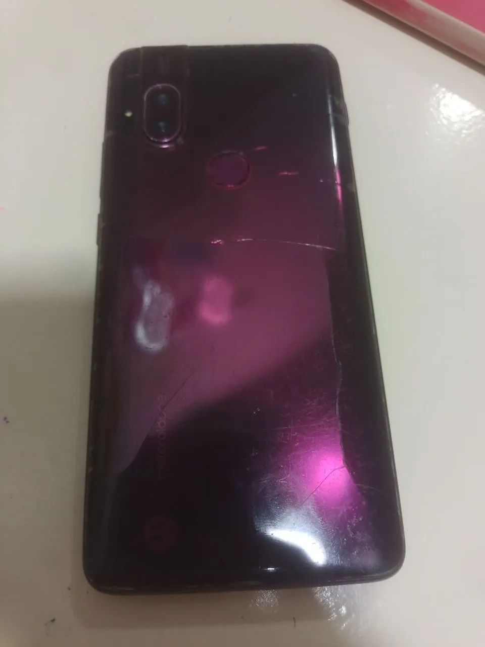 Moto One Hyper 128 gb com defeito  - Foto 2