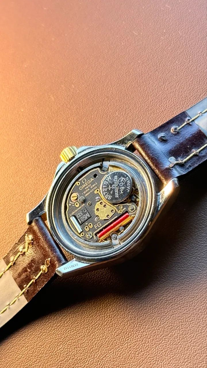 Relógio omega seamaster ORIGINAL movimento Quartz 30mm c/ coroa - Foto 5