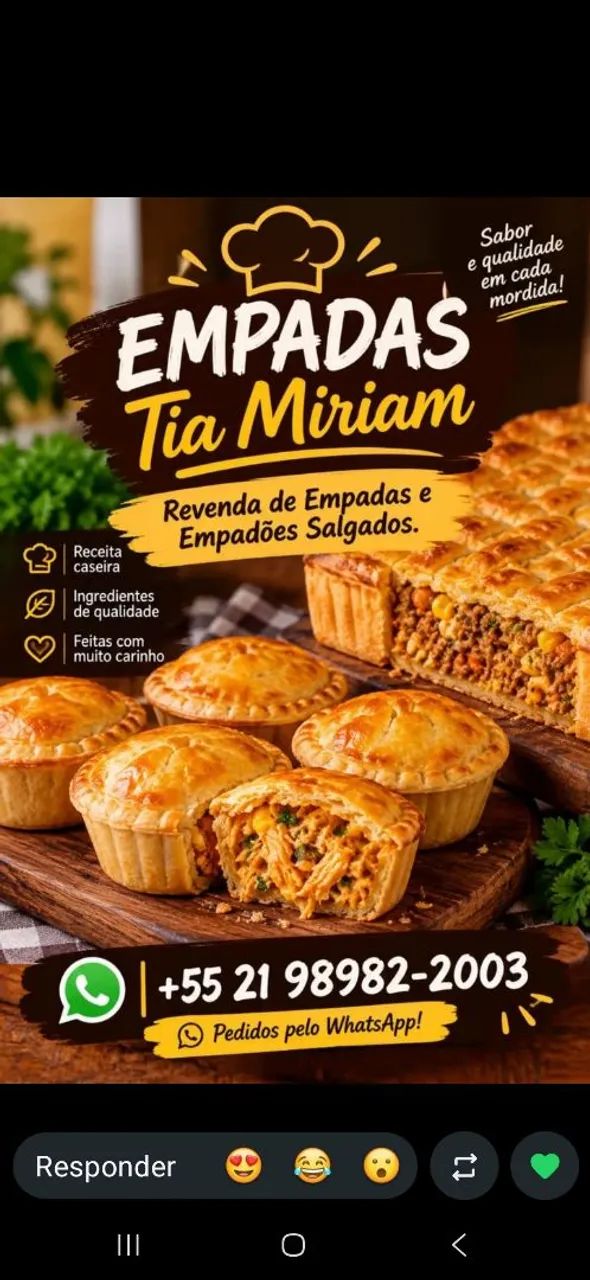 Salgados tia miriam 
