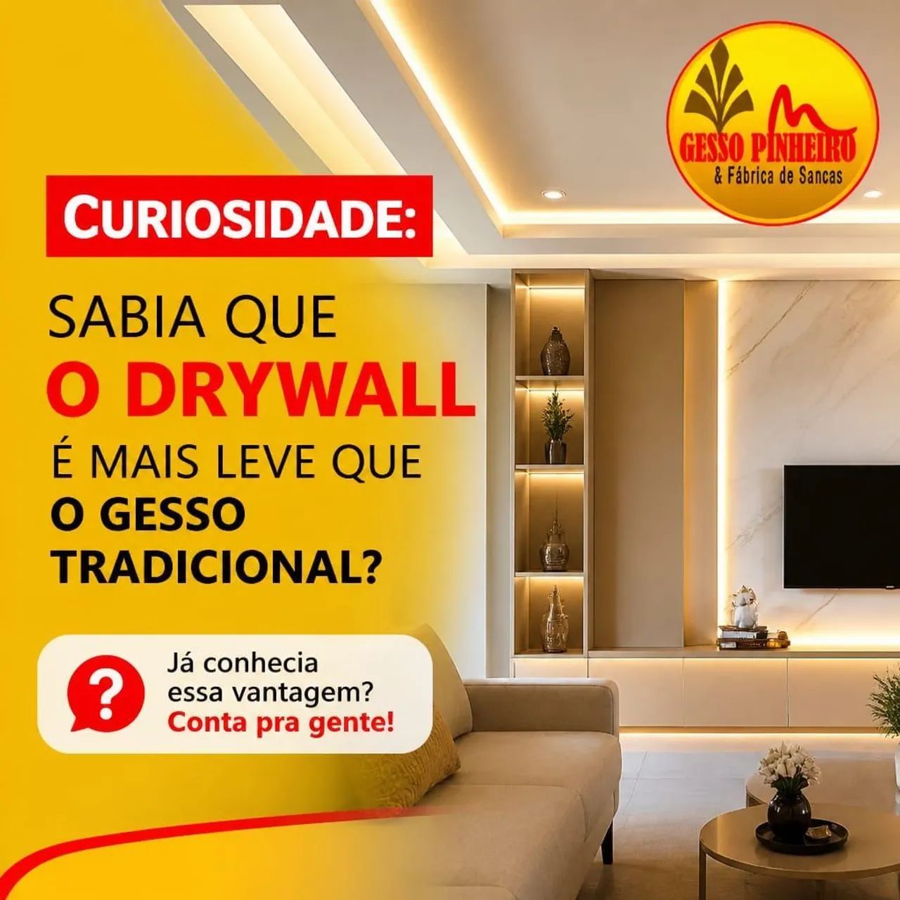 Gesso e Decorações/Divisórias em Drywall  - Foto 3