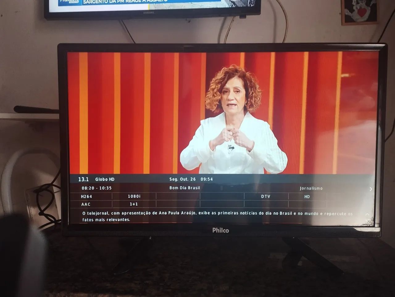 Tv/monitor de 24 polegadas digital 