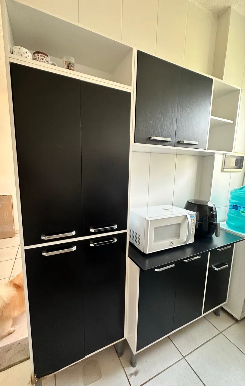 Armário de Cozinha branco e preto - Foto 3