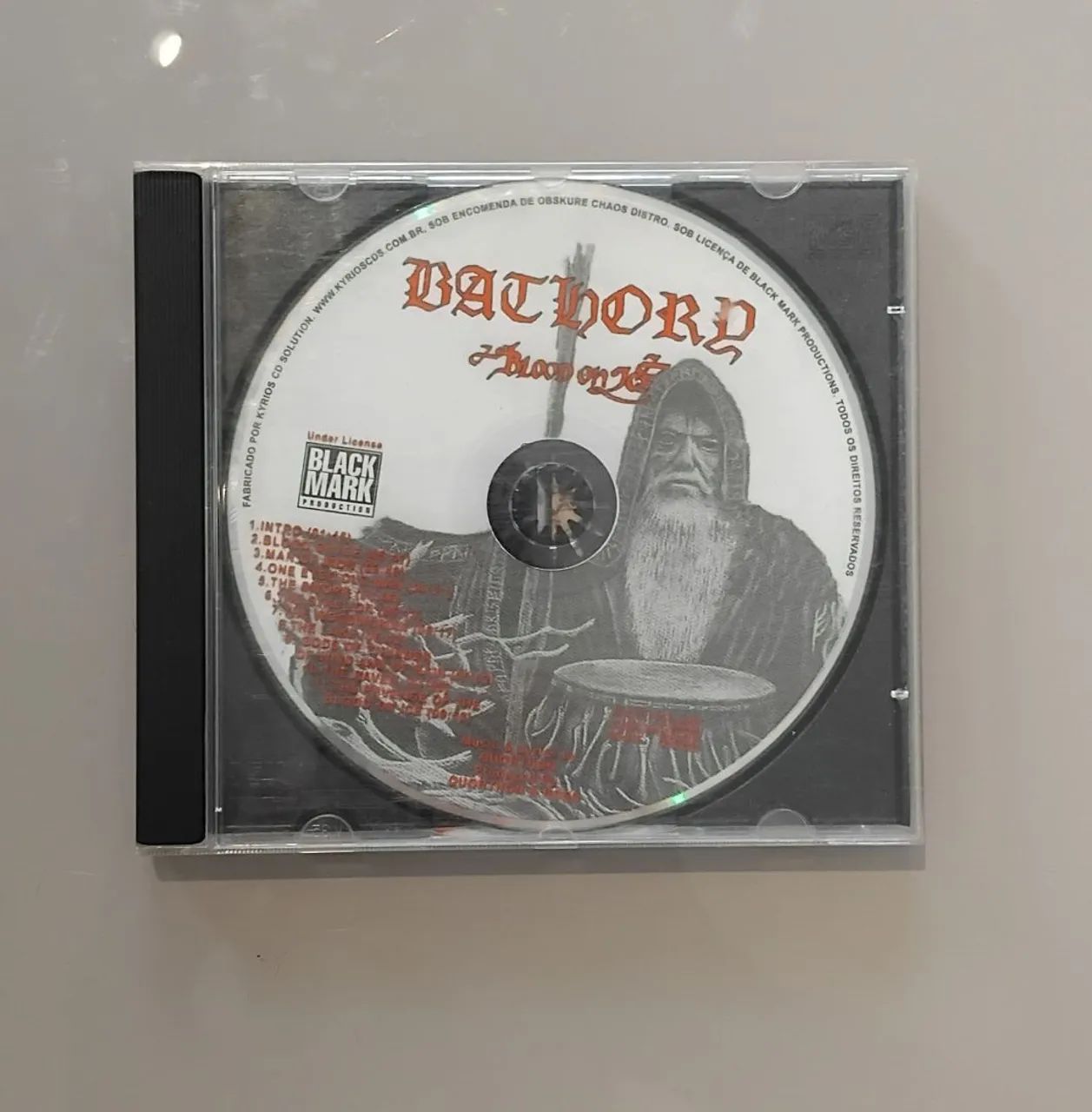 CD Bathory - Blood On Ice