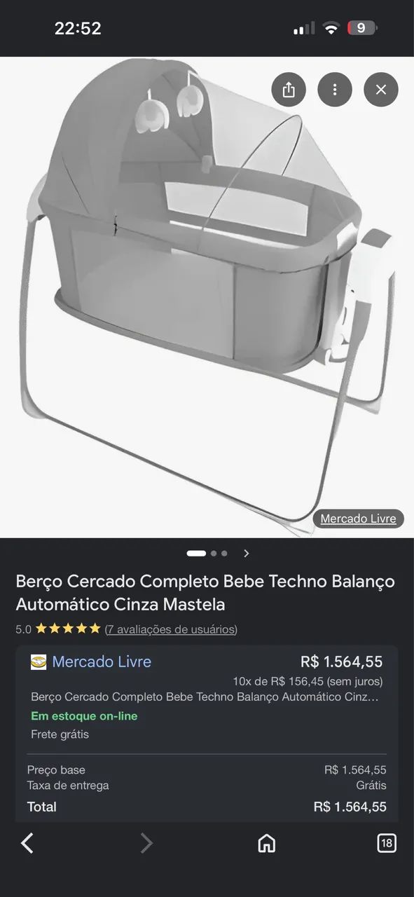 Berço mastela (balança) - Foto 6