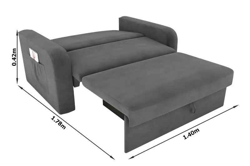 Sofa Cama Bau Daiane  - Foto 3
