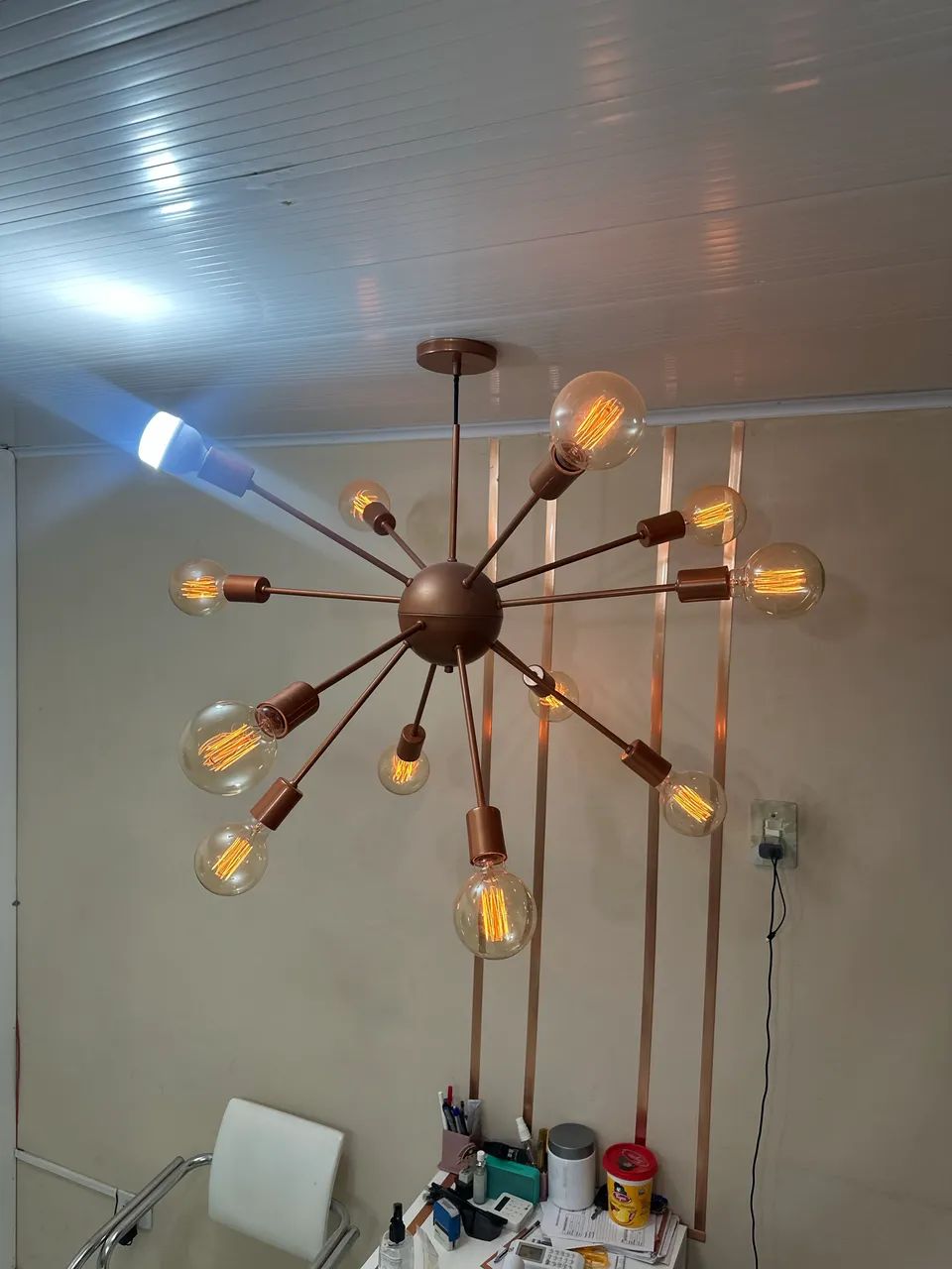 Lustre, luminária sputnik - Foto 5
