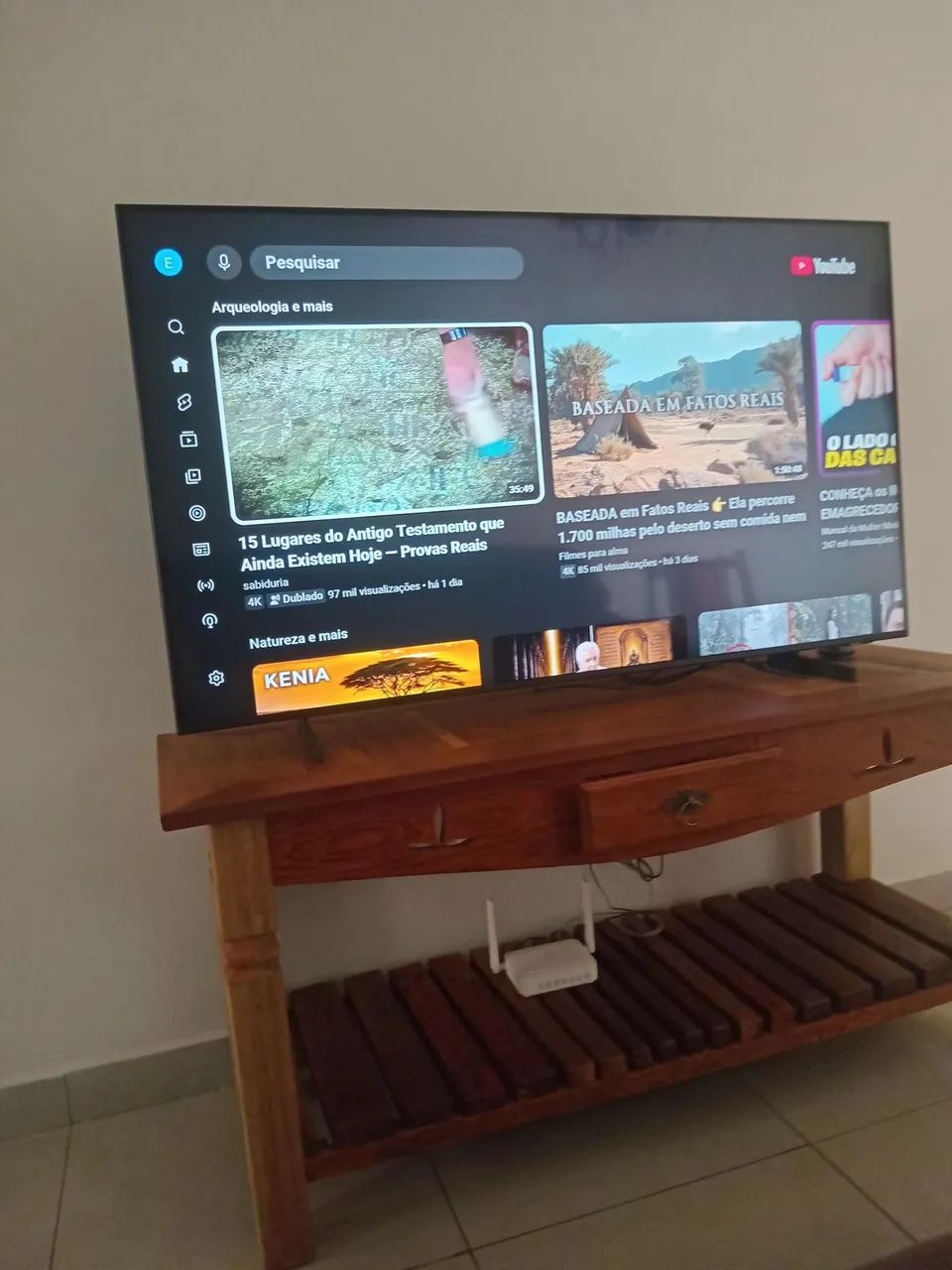 TV sansumg smart 60 polegadas funcionando tdo perfeitamente  - Foto 2
