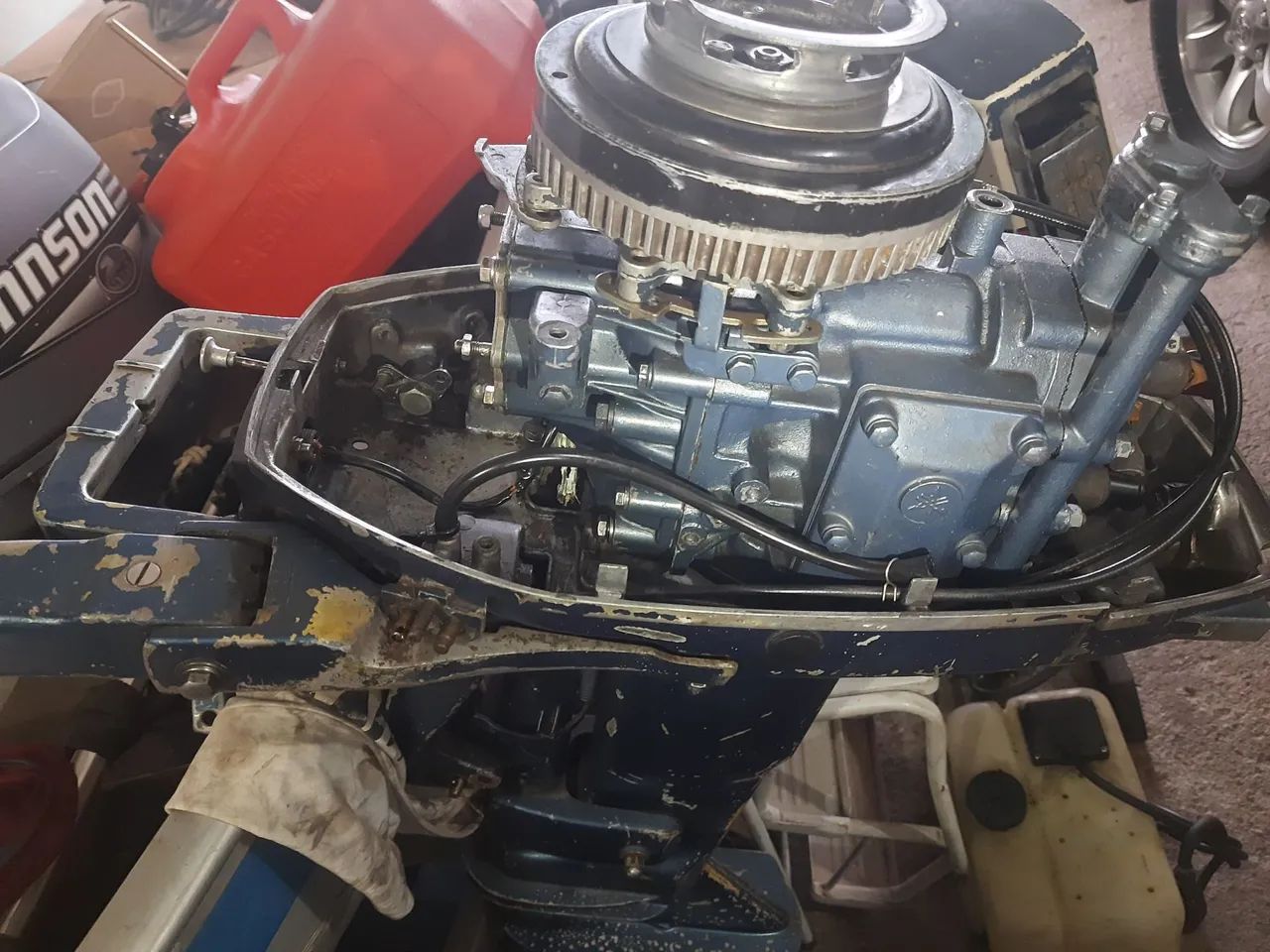 Motor Yamaha 15 hp A torro peças  - Foto 6