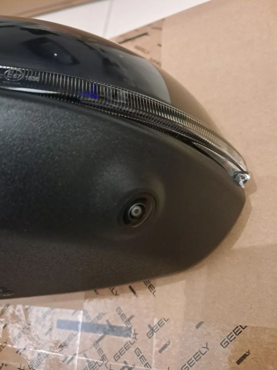 Retrovisor esquerdo Geely EX2 NOVO ORIGINAL na caixa com câmera  - Foto 3