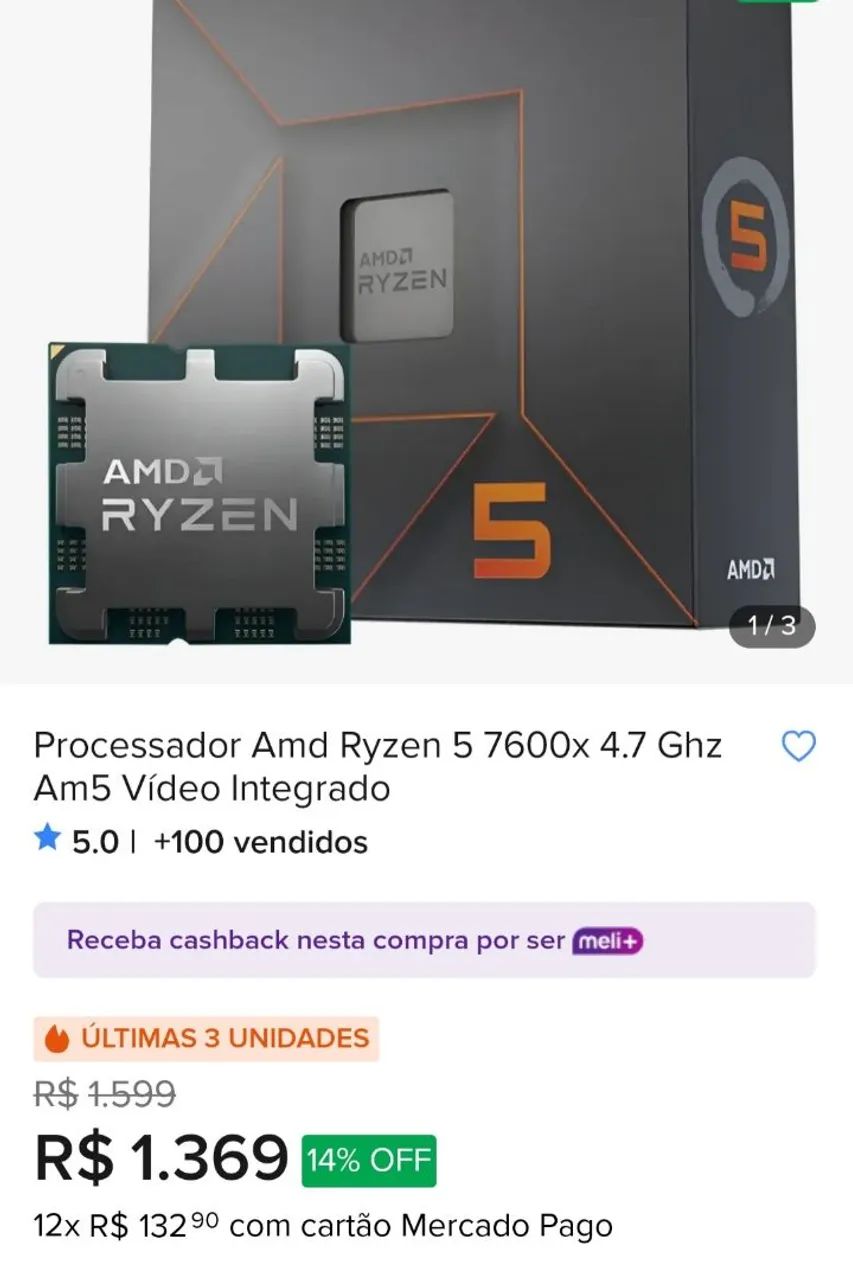 Kit ryzen 57600x  - Foto 3