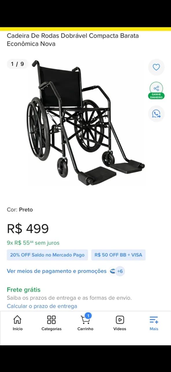 Cadeira de rodas - Foto 2