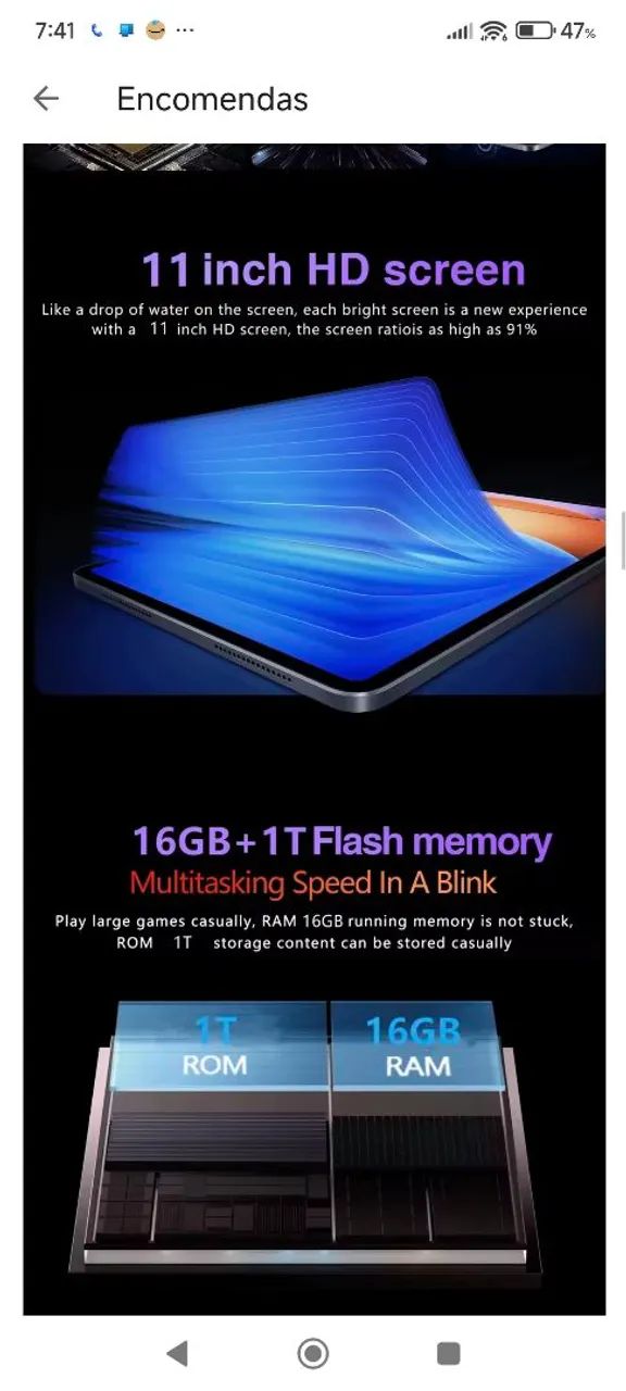 Tablet PC 11" Android 14 MODELO S6 - Foto 5
