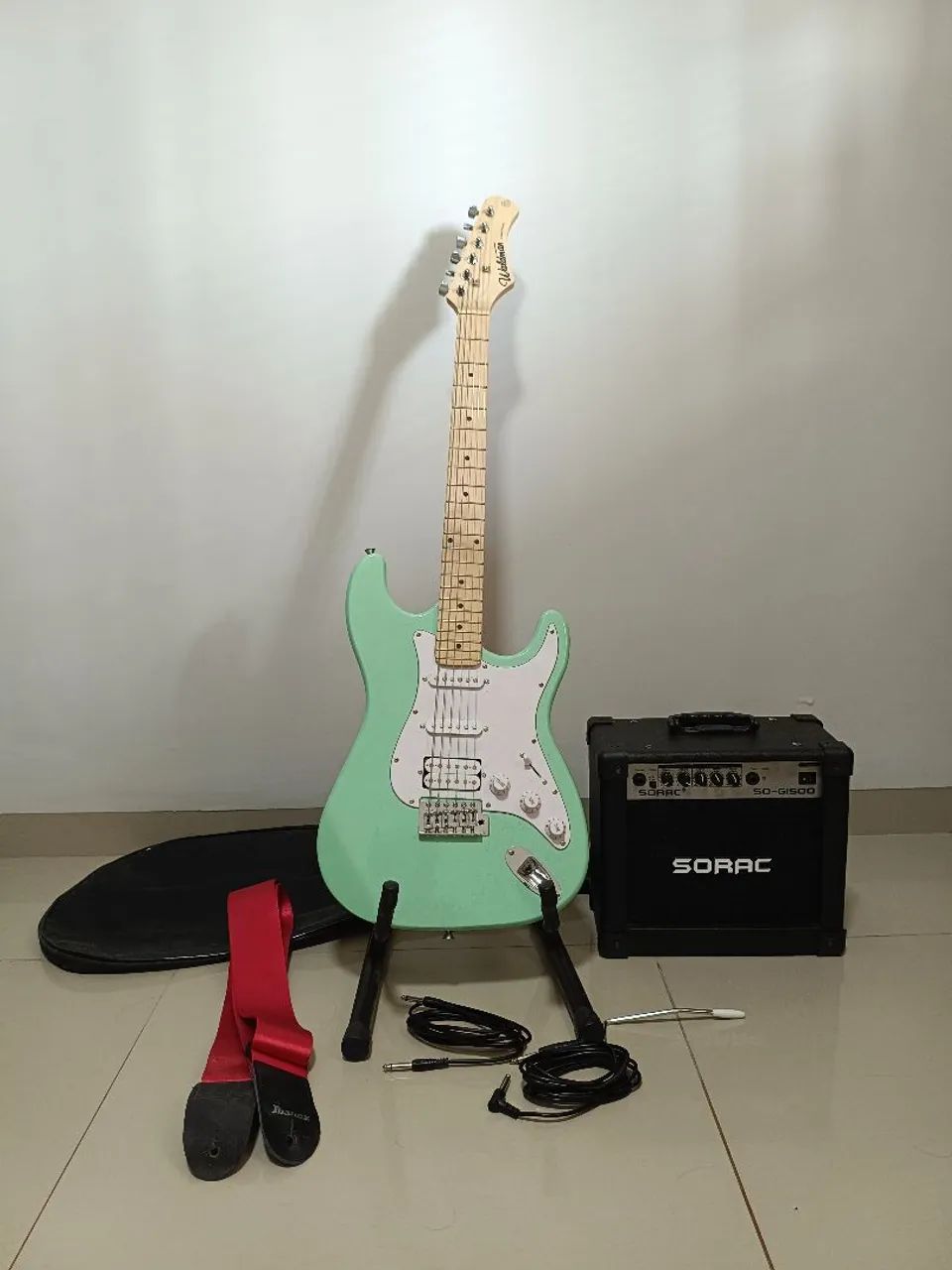 GUITARRA ELÉTRICA WAHSBURN --- KIT COMPLETO  - Foto 2