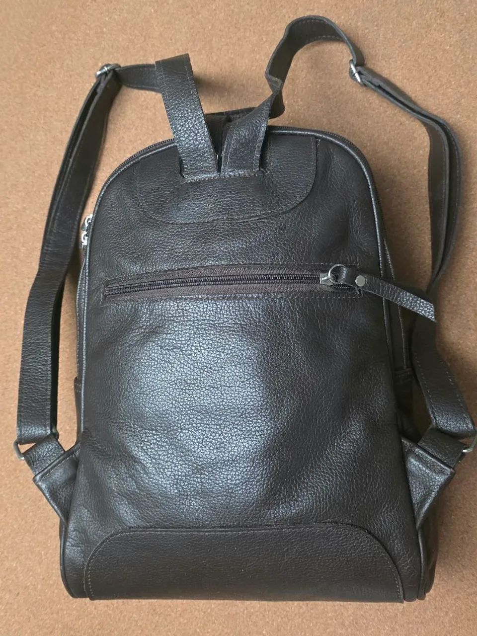 Bolsa Mochila Marrom - Compacta e Funcional - Foto 3