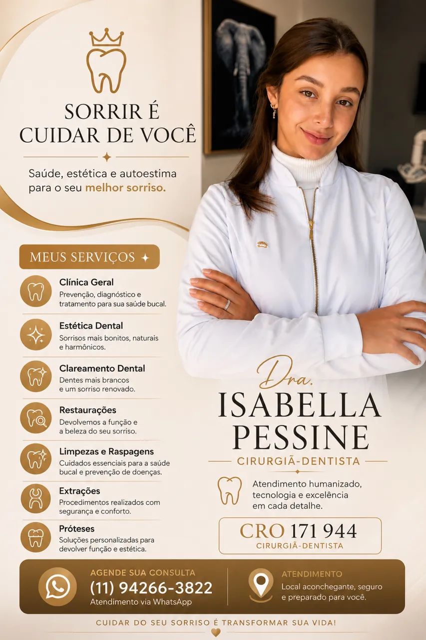 Agende sua avaliação e ganhe uma limpeza grátis 