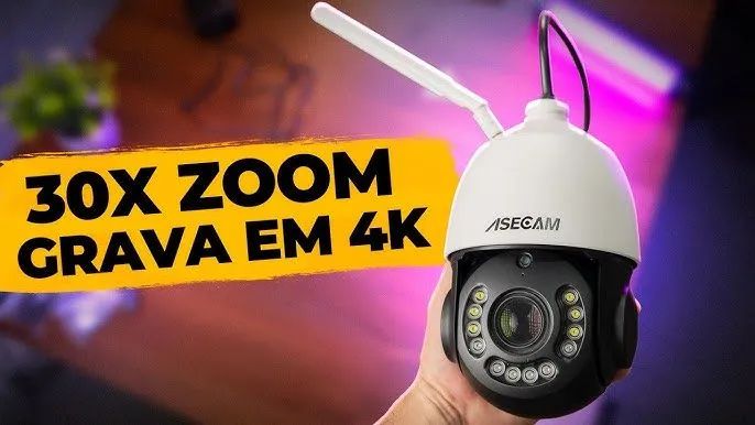 Câmera Asecam 4K zoom 30X ótico Sensor Sony POE - Foto 3