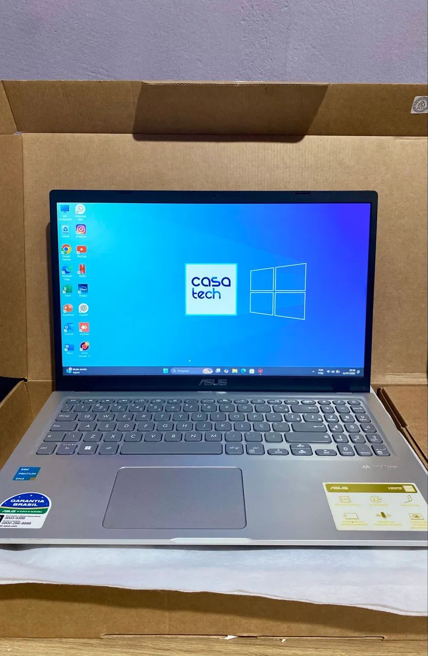 Notebook com todos programas, na garantia, parcelamento no cartão - Foto 5