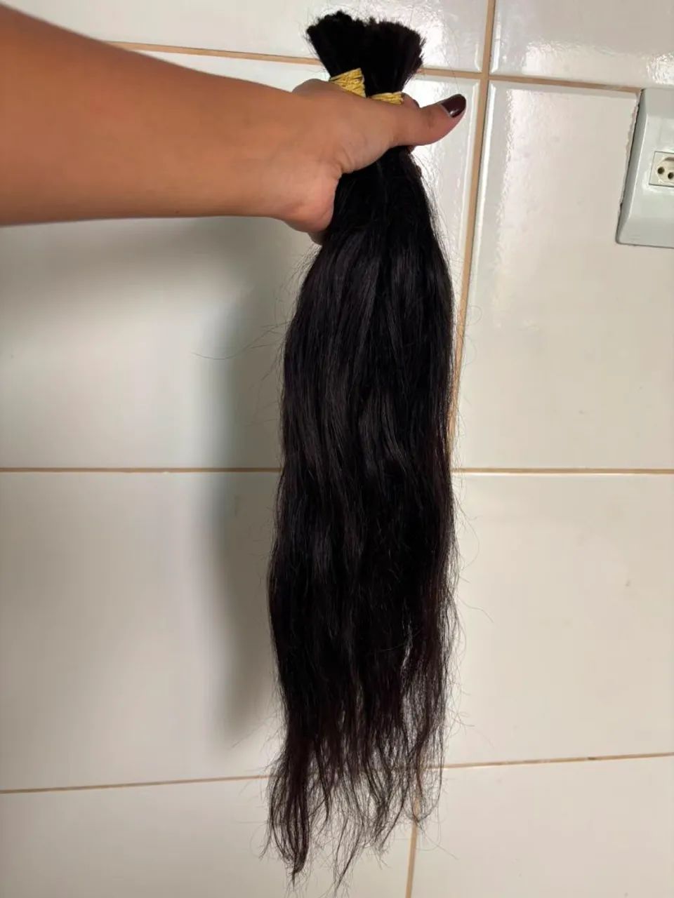 Cabelo ondulado indiano virgem 55 cm - Foto 3