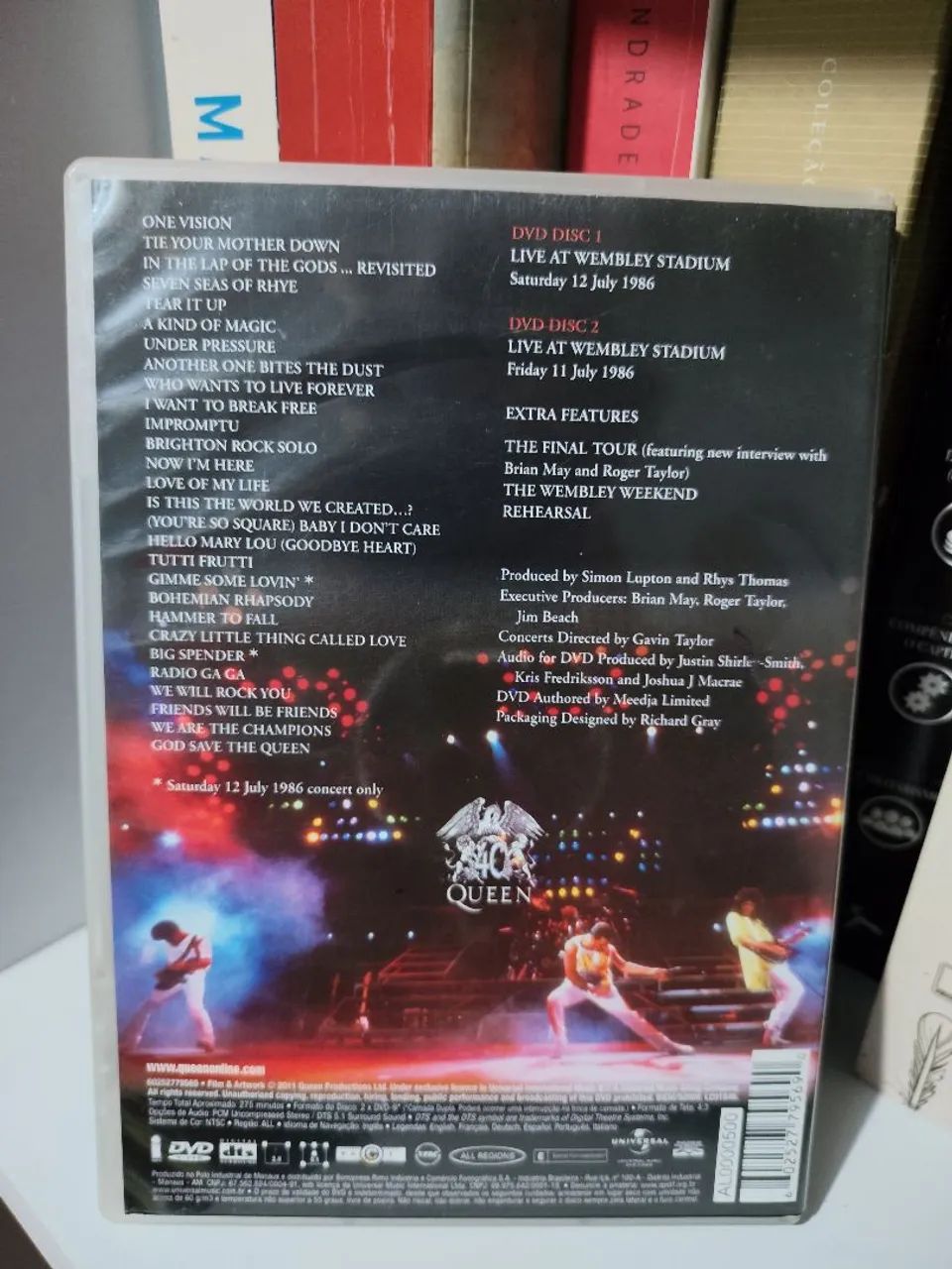 DVD duplo Queen live at Wembley Stadium - Foto 2
