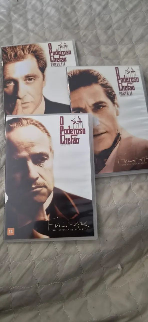 DVD PODEROSO CHEFÃO - TRILOGIA.