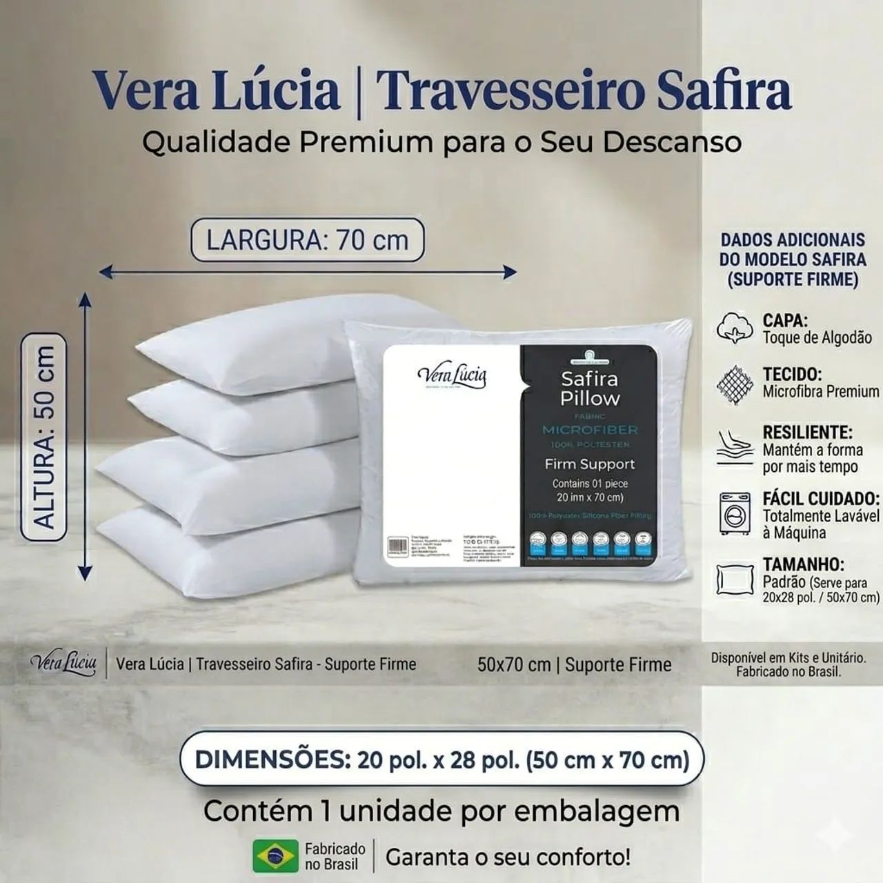 Travesseiro safira e vácuo  - Foto 2