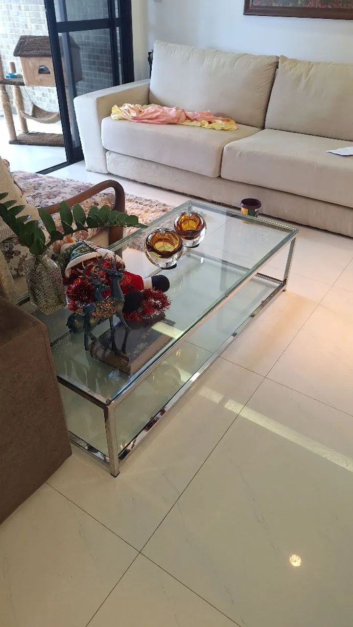 Mesa belíssima de vidro  - Foto 3
