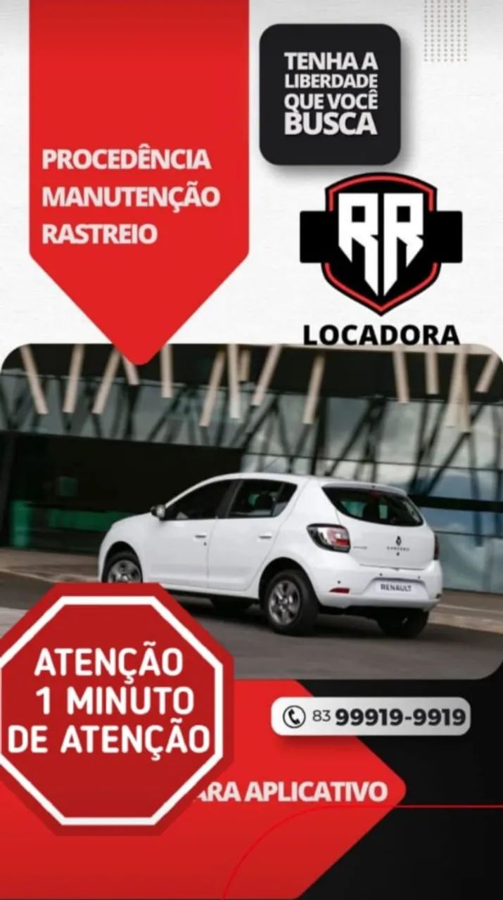 Aluguel de carro para aplicativo 