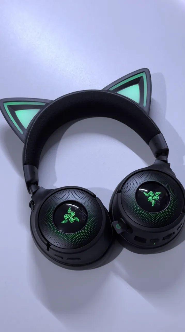 Headset Razer Kraken Kitty V3 Pro Preto