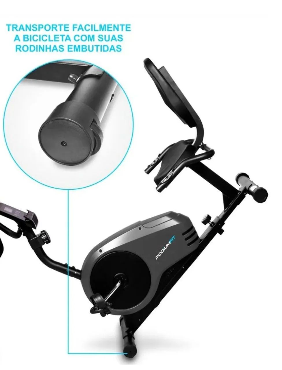 Bicicleta ergometrica horizontal podiumfit - Foto 3