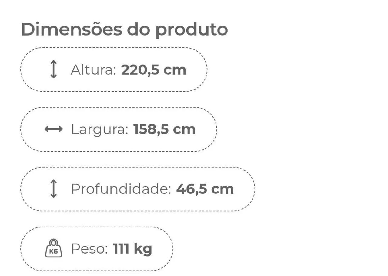 Guarda roupas 4 portas - Foto 4