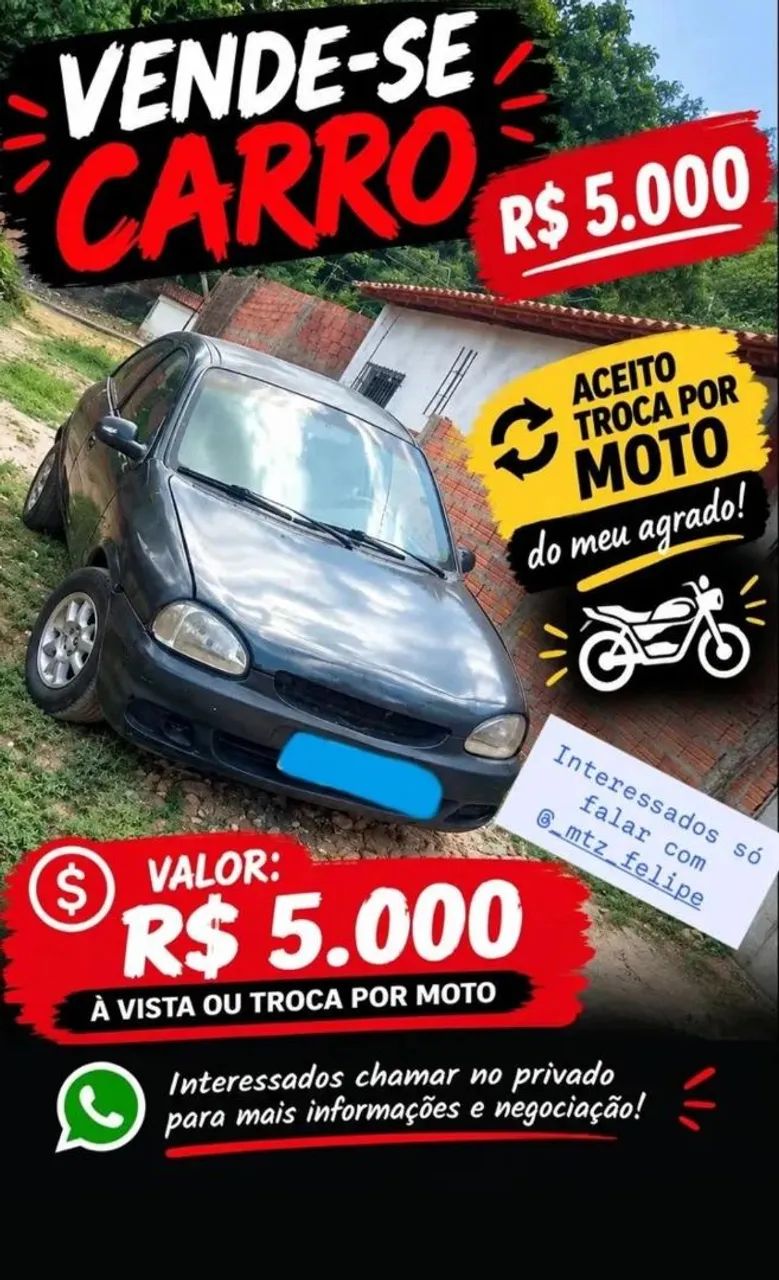 Chevrolet Corsa Wind 1.0 MPFI / EFI 2P (álcool) 1995