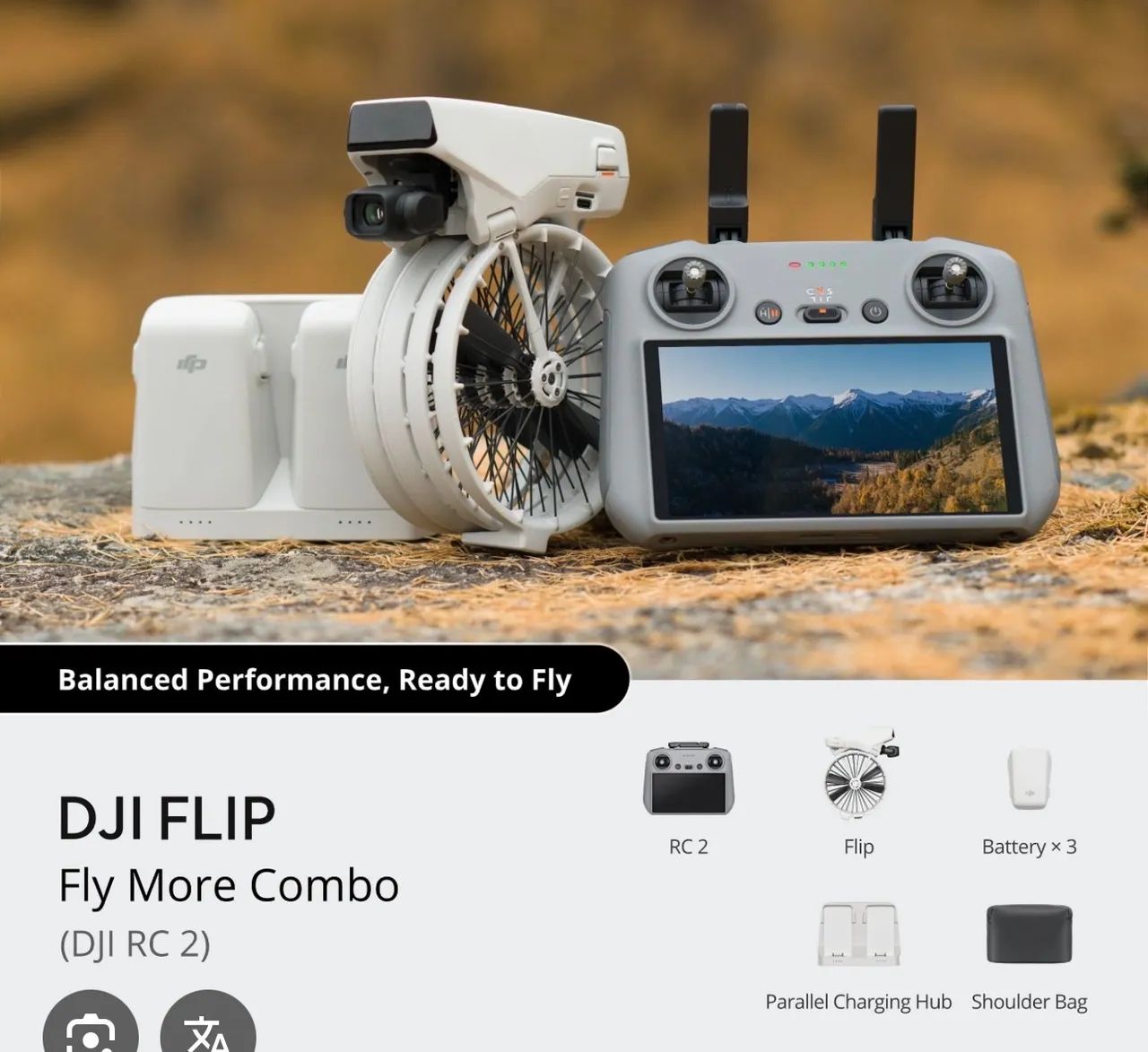 Drone DJI FLIP FLY MORE (conserto) - Foto 3