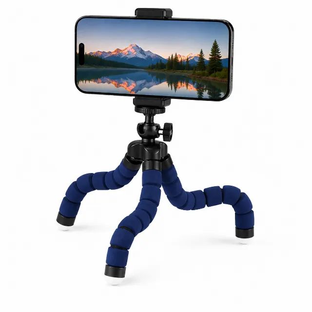 Kit 10 Mini Tripes Flexíveis para Celular e Câmera 360 - Foto 5