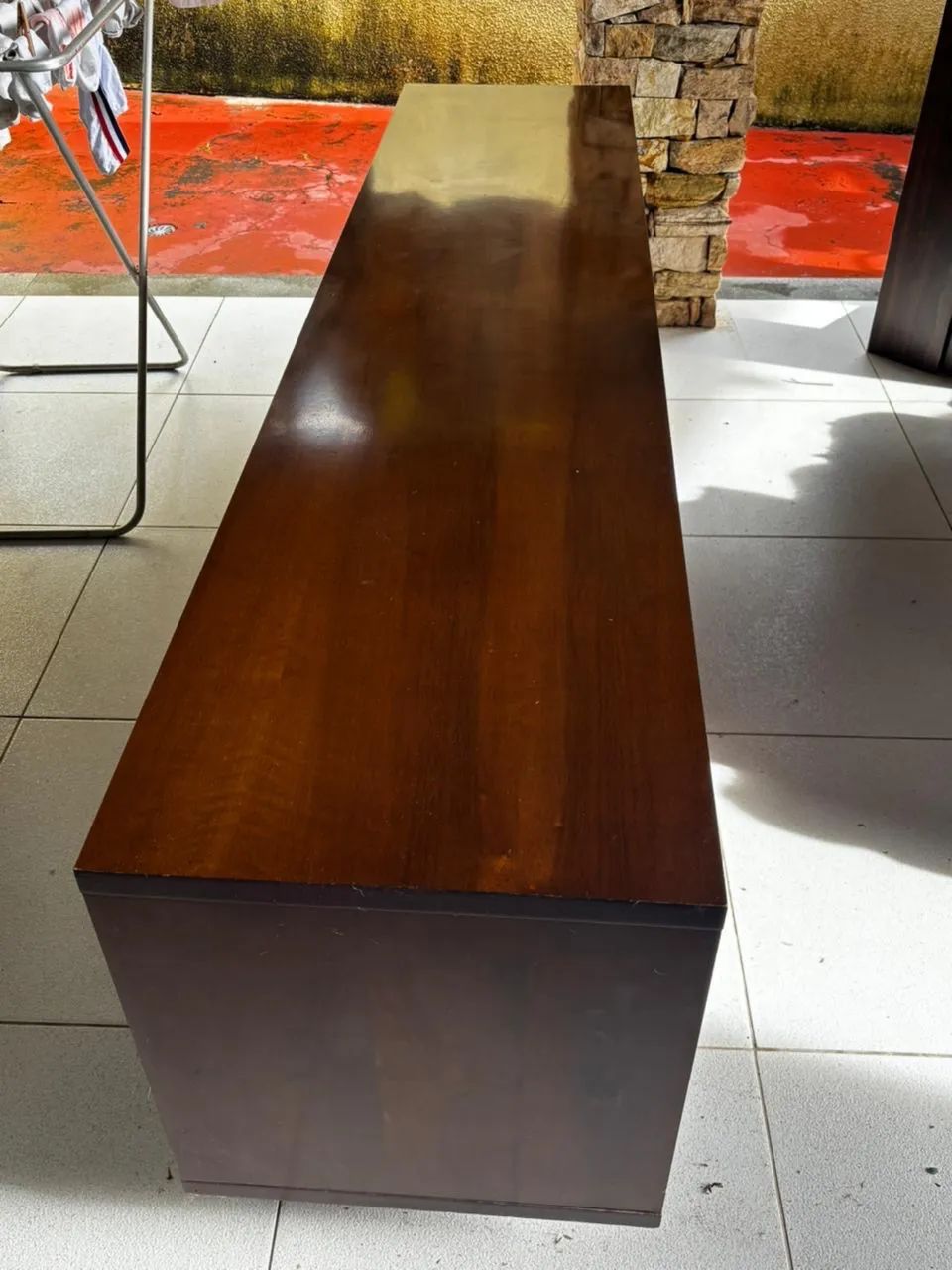 Vendo rack de madeira conservado - Foto 4